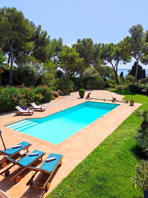 La Californienne Villa Carqueiranne Bagian luar foto