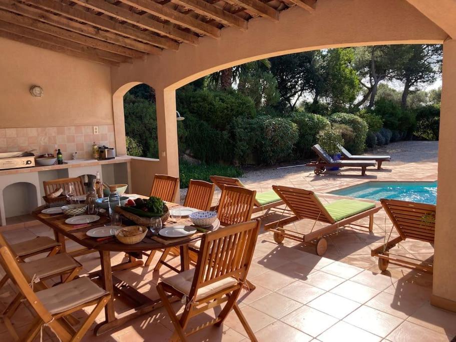 La Californienne Villa Carqueiranne Bagian luar foto